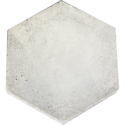 hexagon płytka 3D decopanel, beton architektoniczny, sześciokąt biały