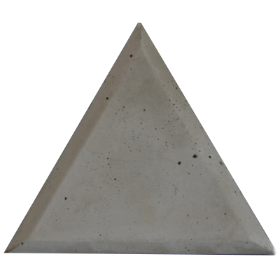panel betonowy decopanel, triangle, beton architektoniczny, płytka 3D antracytowa
